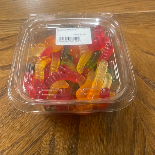 Assorted Mini Fruit Gummi Worms