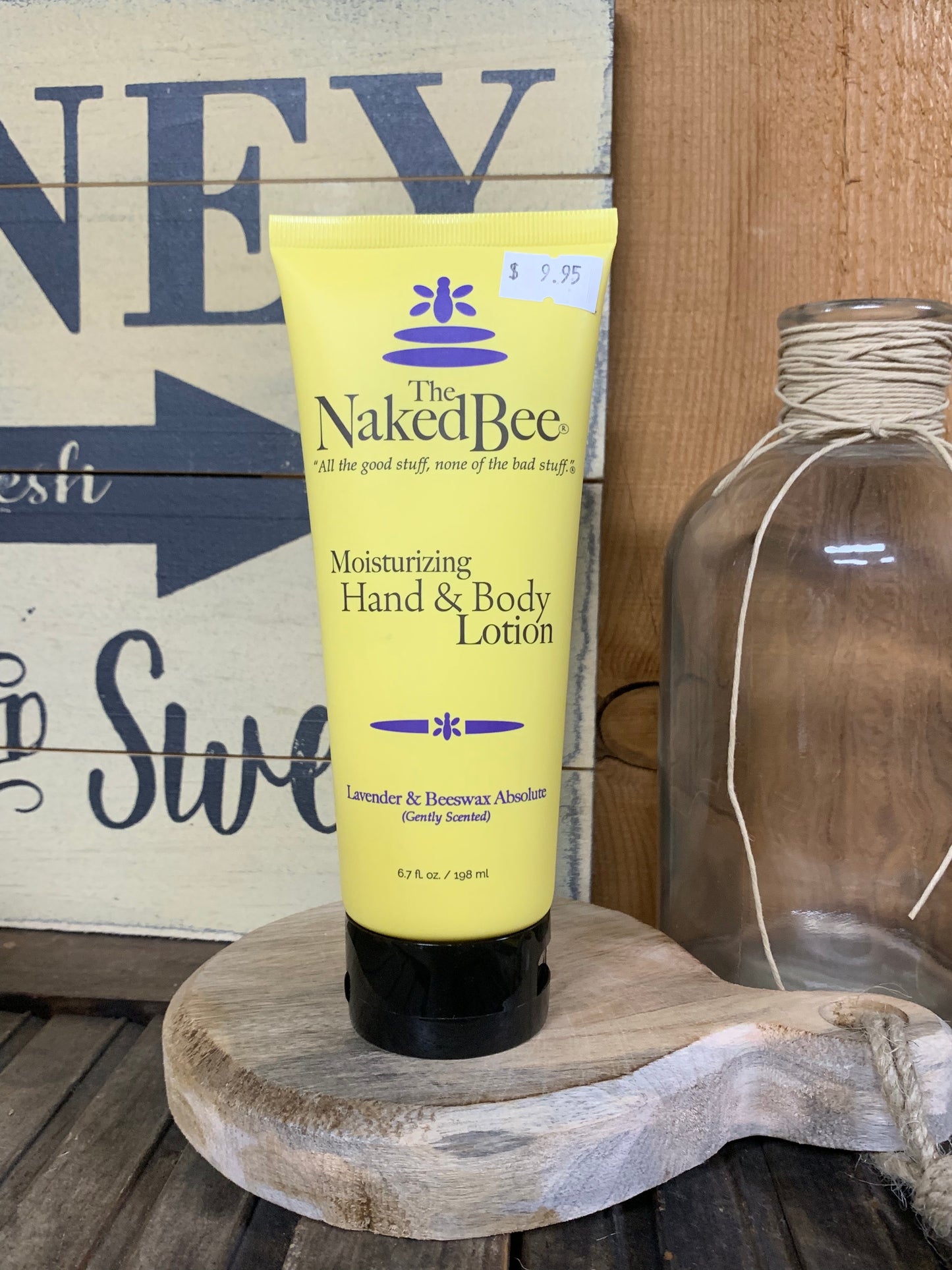 The Naked Bee- Lavender and Beeswax - Moisturizing Hand and Body Lotion
