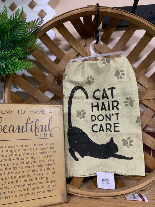 Dish Towel - Cat hair don't care