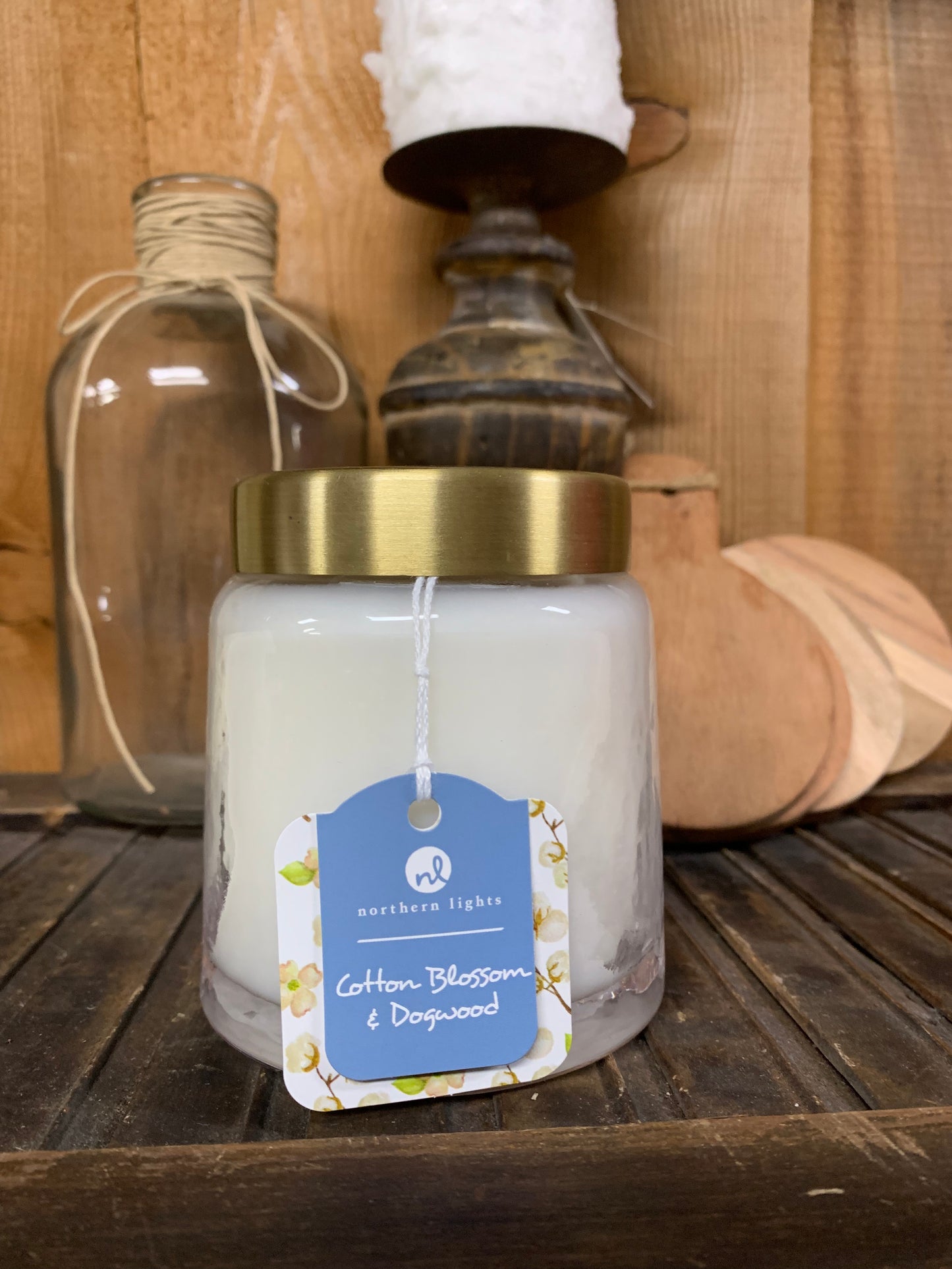 Northern Lights Candle - Cotton Blossom & Dogwood