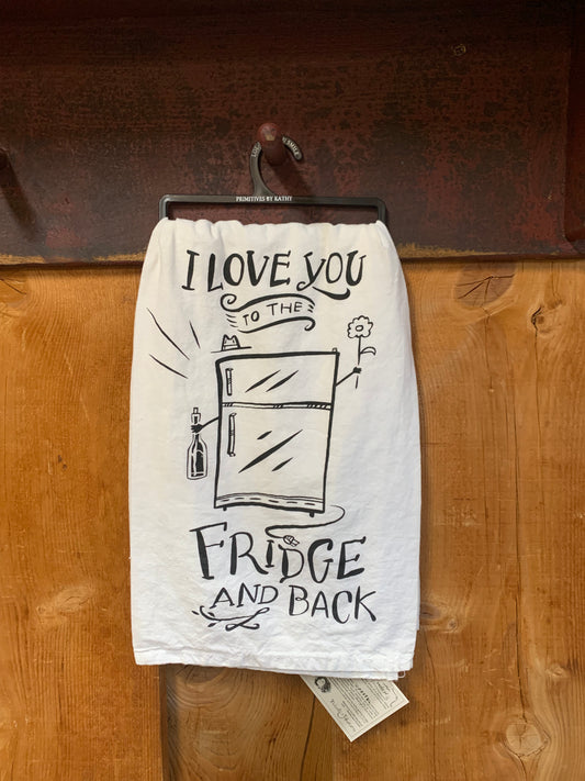 Dish Towel - To the fridge and back
