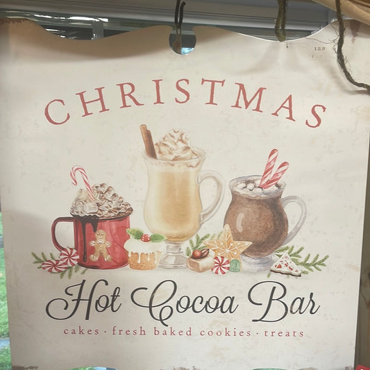 Sign - Christmas Hot Cocoa Bar