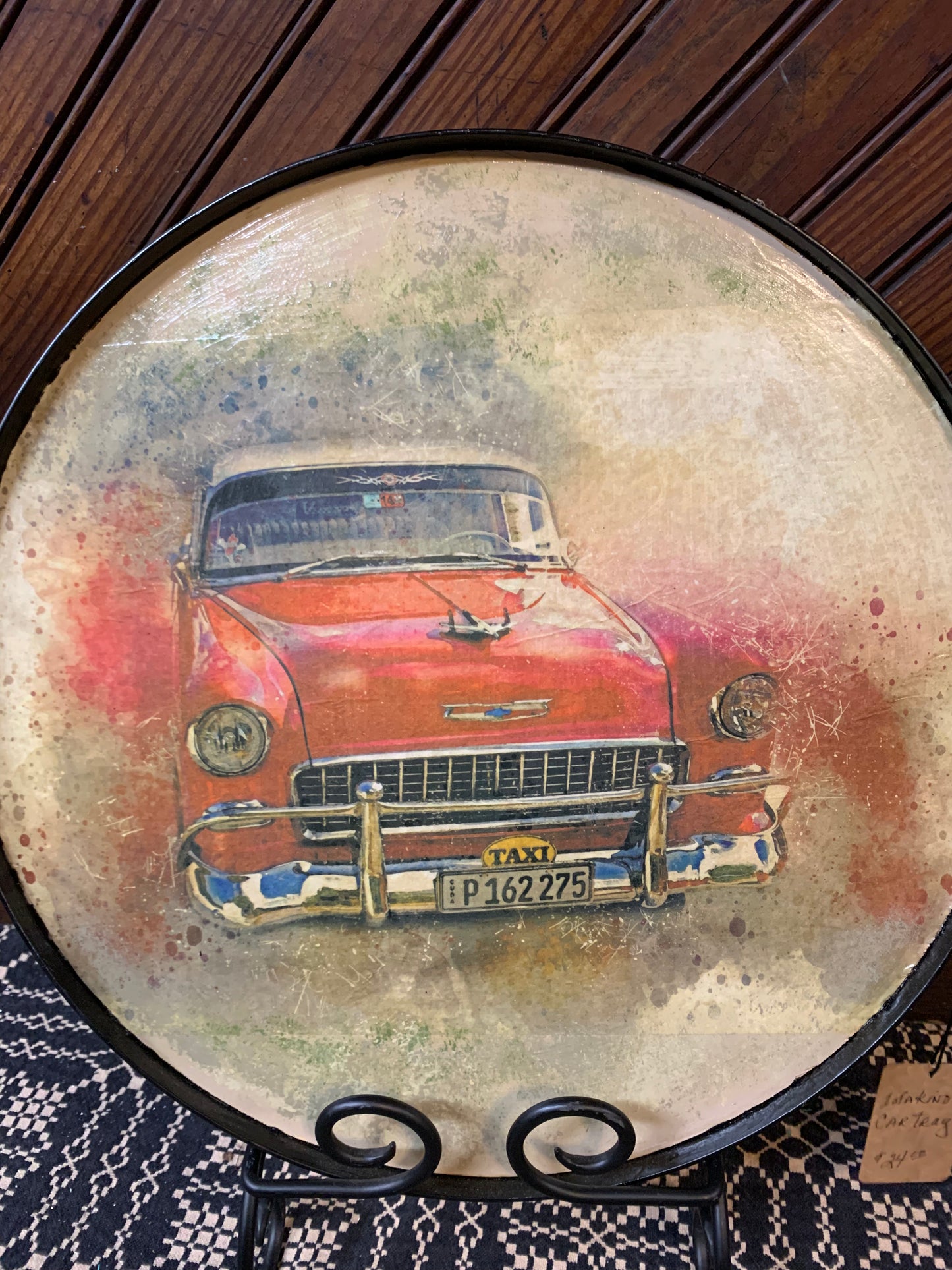 Gail's one of a Kind - Old School Taxi Serving Tray