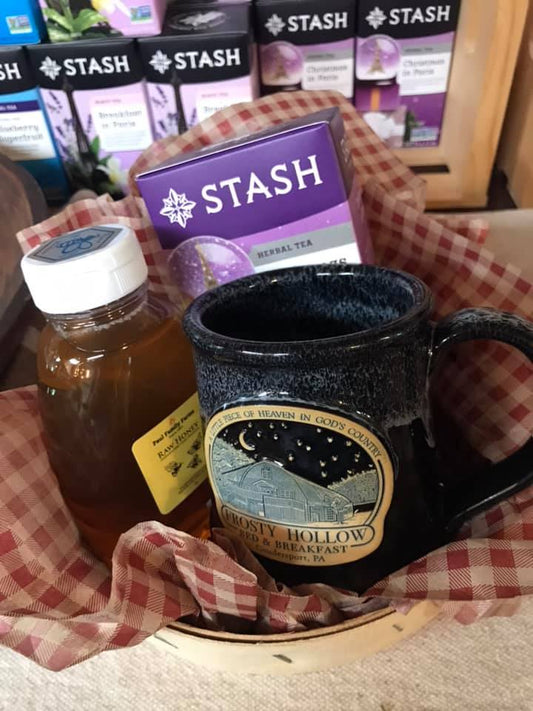 $50 Gift Basket Mug, Honey, Tea